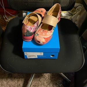 John Fluevog Floral Cleo size 10